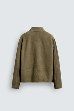 LEATHER JACKET WITH POCKETS - Zara фото 16