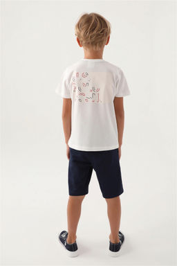 Кремовый пижамный комплект для мальчика - U.s. polo assn фото 4