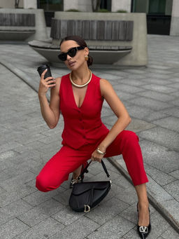 Костюм DilanaVIP 2120-Р красный