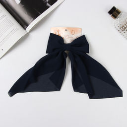 Цена за 2 шт. Заколка - автомат для волос «Джулия», 24×12 см, синяя