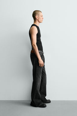 JEANS FLARE FIT / Carb?n - Zara фото 4