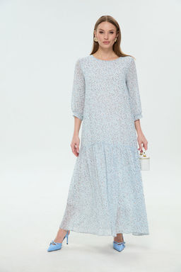 Платье NIKVA н1036-1 небесный