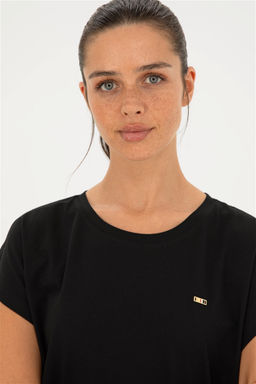 U. S. Polo Assn / Женская черная футболка - U.s. polo assn фото 2