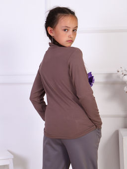 Водолазка Доминика кофе - Ладошки фото 5