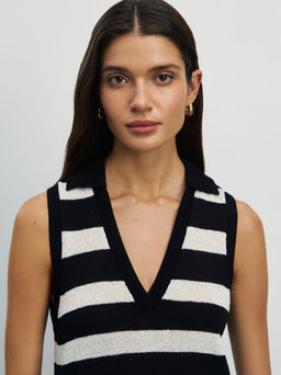 Поло без рукавов из смесового хлопка / Zarina  фото 6