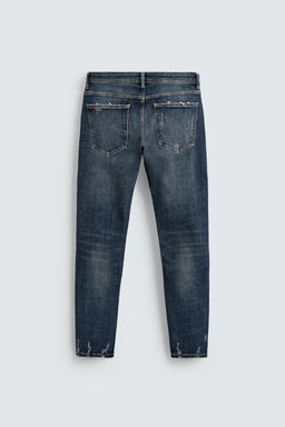 RIPPED SKINNY FIT JEANS - Zara фото 8