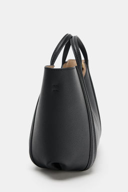 MINI CITY BAG WITH TOPSTITCHING - Zara фото 7