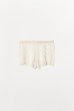 POINTELLE KNIT SHORTS WITH BOW - Zara фото 8