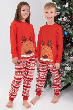 Детская новогодняя пижама Happyfox