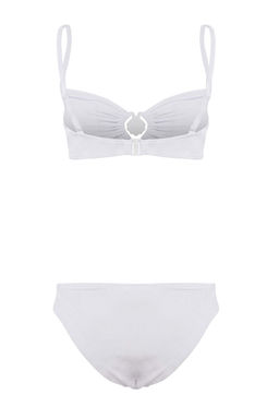 Beyaz Dokulu Straplez Kapl_ Aksesuar Detayl_ D___k Bel Brazilian Bikini Tak_m_ TBESS26BT00161 - Trendyolmilla фото 5