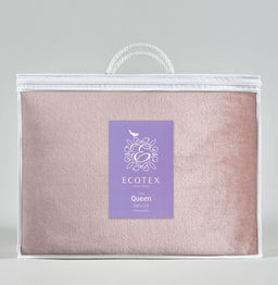 Плед Квин  150х200 цв. Какао, Ecotex  фото 4