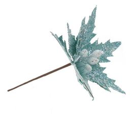 Цветок искусственный "Пуансеттия", L28 W28 H40 см