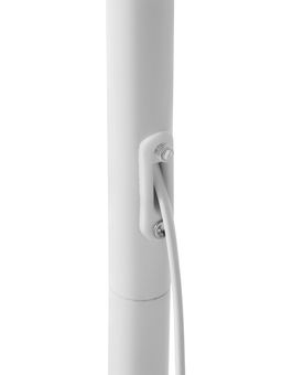 Торшер напольный "Волна" Е27 40Вт белый подставка камень 30х90х180 см