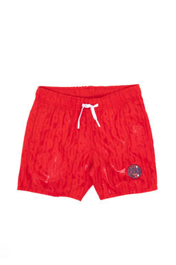 Красные морские шорты для мальчика - U.s. polo assn фото 2