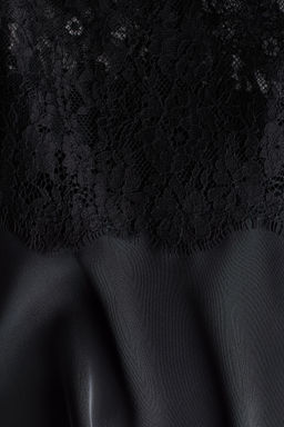 Top de encaje con tirantes finos - H&m фото 4
