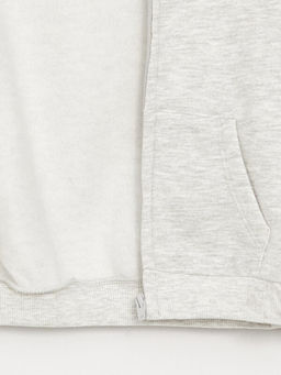 Kap??onlu Uzun Kollu K?z Bebek Fermuarl? Sweatshirt - Waikiki фото 3