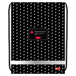 Мешок для сменной обуви Феникс+, арт.65722/ 24 ФРАЗЫ С ХАРАКТЕРОМ (36x48 см, полиэстер, сублимационн