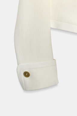 ZW COLLECTION CONTRAST CROPPED JACKET LIMITED EDITION - Zara фото 14