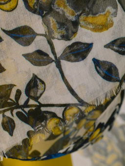 Большой мягкий очень нежный двусторонний палантин в стиле арт-деко - Tantino фото 5