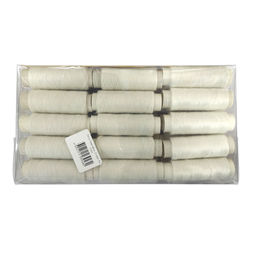 Нитки белые/молочные (уп.30шт.)