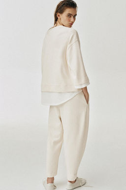 SUDADERA COMBINADA MANGA LARGA / Crudo - Zara фото 4