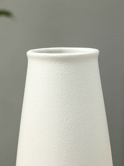 Ваза Шерон, классика, 19.5?9.5?7 см, керамика, белая