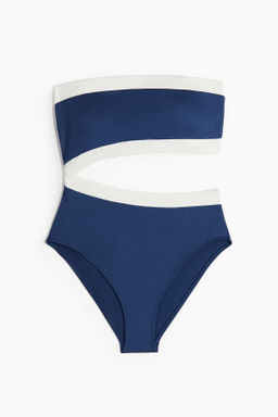 Traje de ba?o bandeau cut-out con relleno