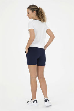 Женские темно-синие вязаные шорты - U.s. polo assn фото 4