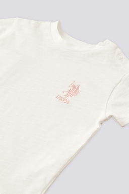 Комплект из двух футболок с короткими рукавами и цветочным принтом для маленьких девочек Неожиданная скидка в корзине - U.s. polo assn фото 3