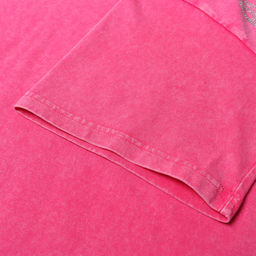 Футболка из вареного хлопка женская Mist Don&apos;t touch me, размер L, розовая