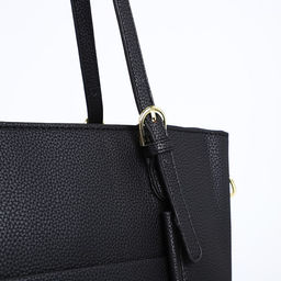 Сумка-шопер на молнии, цвет чёрный - Simaland фото 6