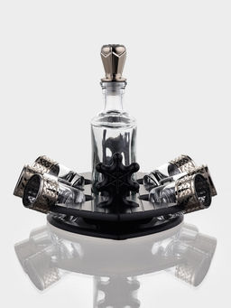 Мини-бар «Фрегат. Скандинавия», 8 предметов: барная стойка, графин, стопки 6 шт., 500/50 мл