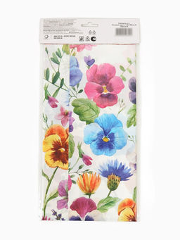 Скатерть одноразовая Полевые цветы, 130?180 см