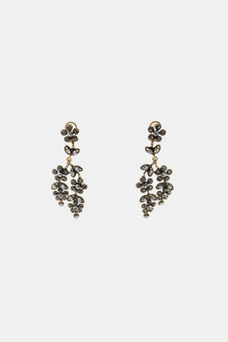 WATERFALL FLOWER JEWEL EARRINGS - Zara фото 2