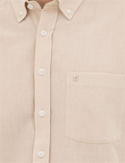 Bej Regular Fit K_sa Kollu G_mlek - Pierre cardin фото 7