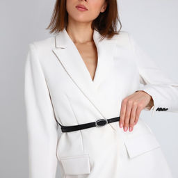 Ремень женский, ширина 1 см, пряжка металл, цвет чёрный - Simaland фото 3