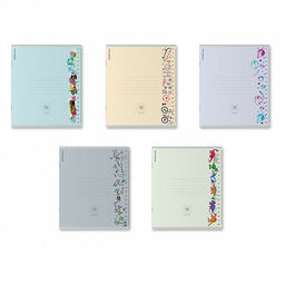 Цена за 10 шт. Тетрадь школьная ученическая ErichKrause Ruler Hobby ассорти, 18 листов, клетка (в плёнке по 10 шт.)_MIX-PACK  фото 2