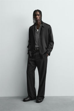 SATIN RELAXED FIT SHIRT