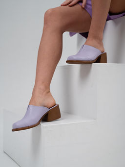 Сабо 5132.23663br.Лиловый+коричневый