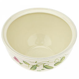 Салатник керамический Подарочный 2,25л, д21,5см, h18,5см, Горошек, с крышкой (Россия) - Домашняя мода фото 4