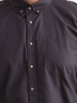 B?y?k Beden Regular Fit Uzun Kollu Erkek G?mlek