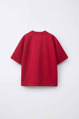 CONJUNTO CAMISETA Y BERMUDA INTERLOCK / Rojo - Zara фото 3