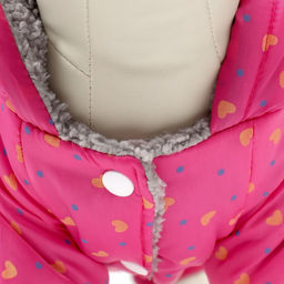 Комбинезон нежный путь на меховом подкладе, размер XL (ДС 40, ОШ 40, ОГ 50 см), розовый - Simaland фото 8