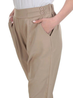 KD-1066 BEIGE Брюки женские - Фабричный китай фото 4