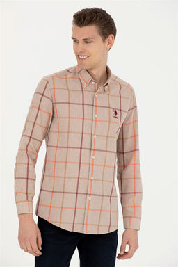 Мужская рубашка с длинным рукавом Stone - U.s. polo assn фото 10