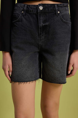 Ac?k Mavi More Sustainable %100 Pamuk Yuksek Bel Denim City Sort TWOSS26SR00096 - Trendyolmilla фото 11