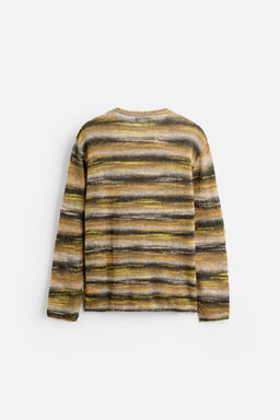 SWEATER WITH IRREGULAR STRIPES - Zara фото 8