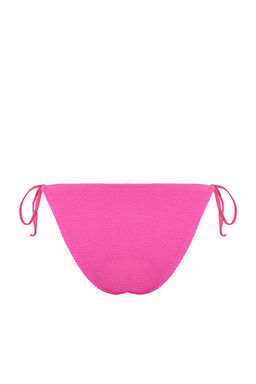 TRENDYOLMILLA Pembe Baglamal? Dokulu Brazilian Bikini Alt? TBESS24BA00098  фото 7