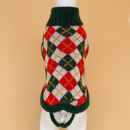 Свитер для животных Шахматы, XS (ДС 17, ОШ 17, ОГ 23-37 см) - Пижон фото 6