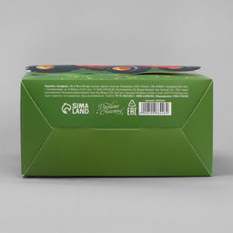 Цена за 2 шт. Коробка подарочная складная, упаковка, «Красный трактор», 18×15×7.5 см